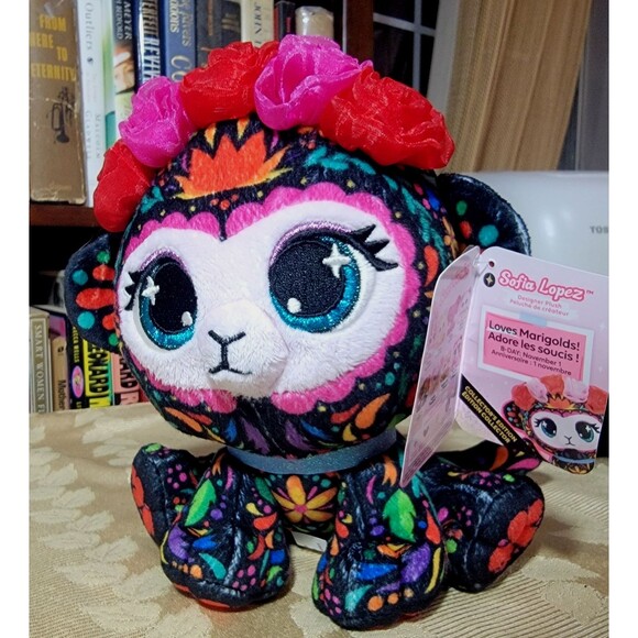 P*Lushes Pets Sofia Lopez Collectors Edition Dia de los Muertos Secret Garden 8" - Picture 4 of 16